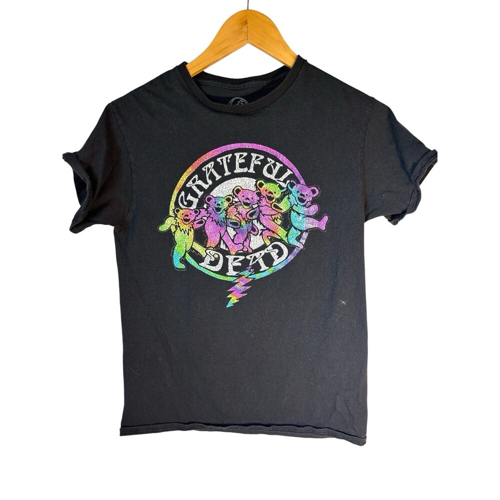 Grateful Dead T-Shirt black size Small dancing bears Grateful Dead Productions